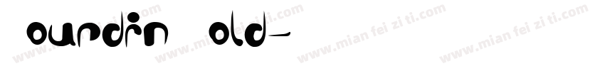 Dourdin Bold字体转换